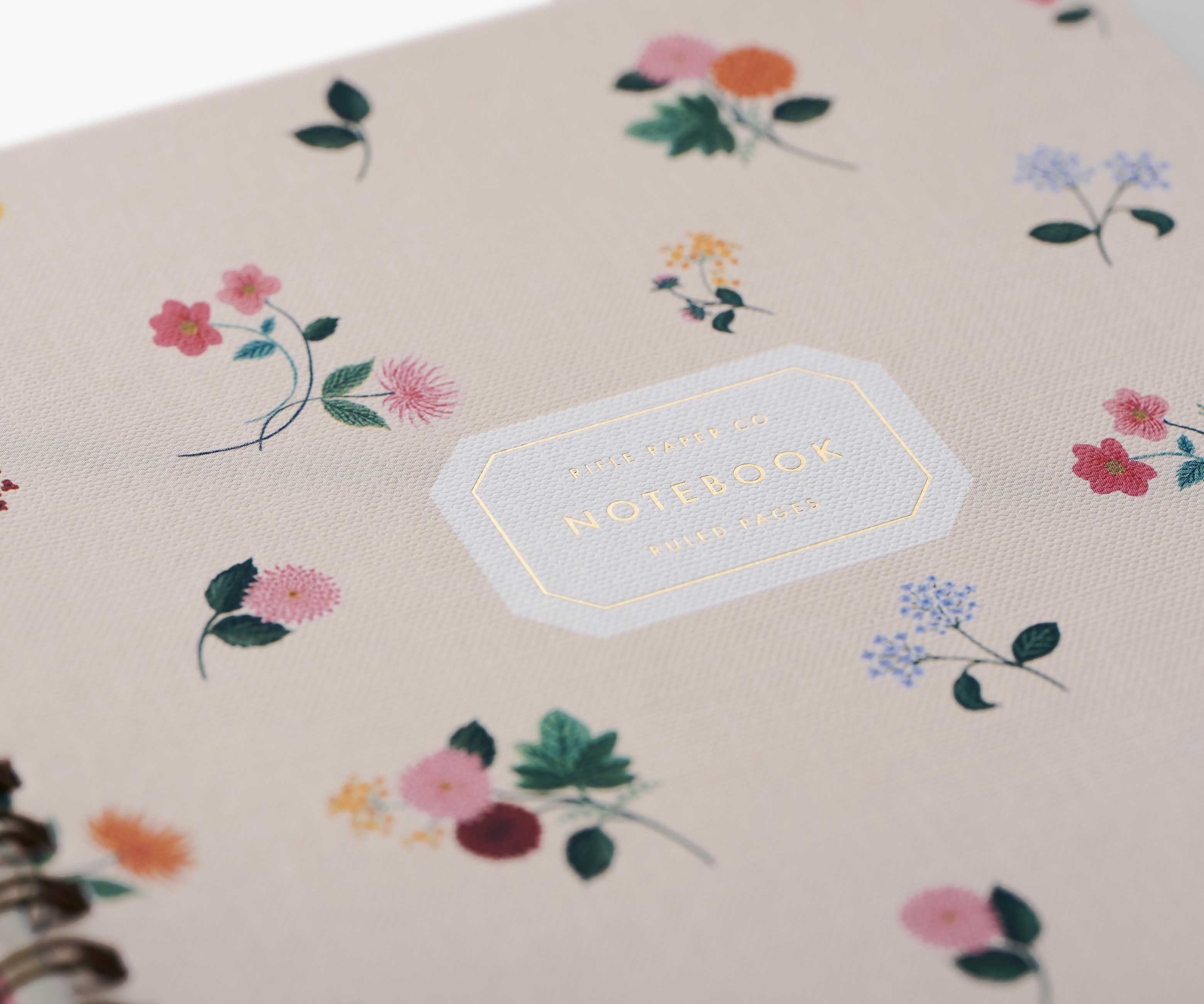 Spiral Notebook - Ditsy Dahlia