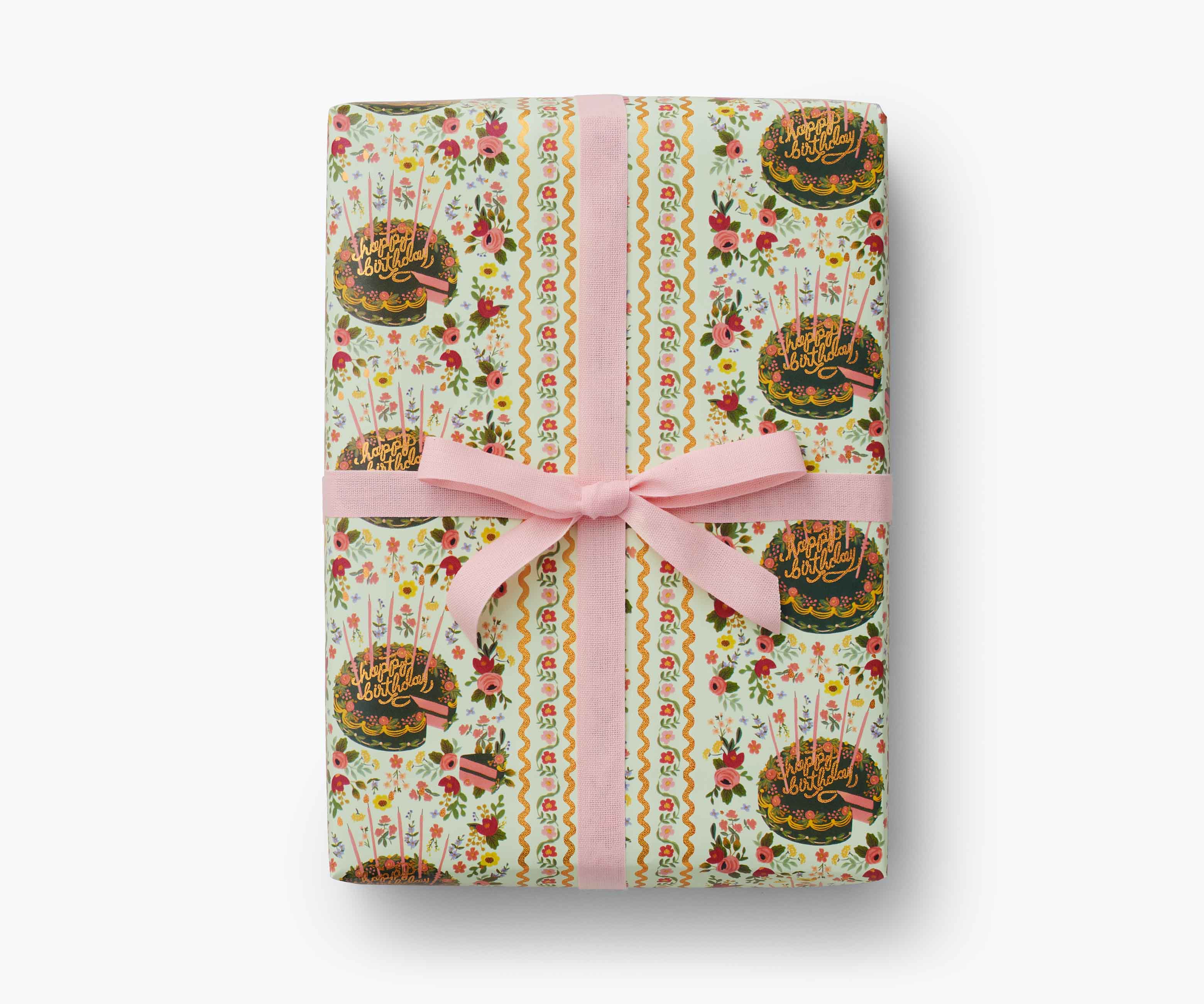 Wrapping Roll - Floral Cake